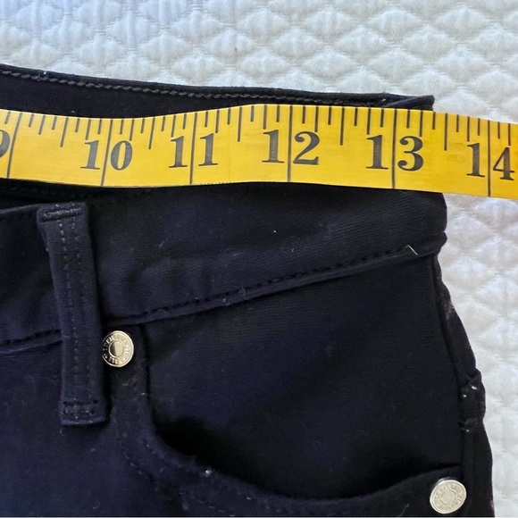 7 For All Mankind High Waisted Skinny Black Double Knit • 26 - Picture 7 of 9